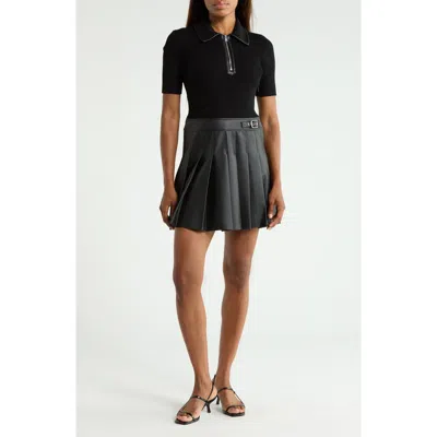 Simkhai Linnie Mixed Media Minidress In Multi