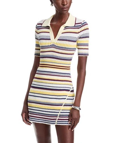 Simkhai Lira Polo Dress In Multi