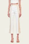 Simkhai Liza Cropped Pant In Ivory Multi