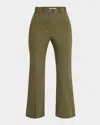 Simkhai Liza Cropped Utility Pants In Army Green