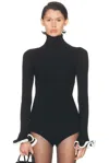 Simkhai Lola Turtleneck Top In Black