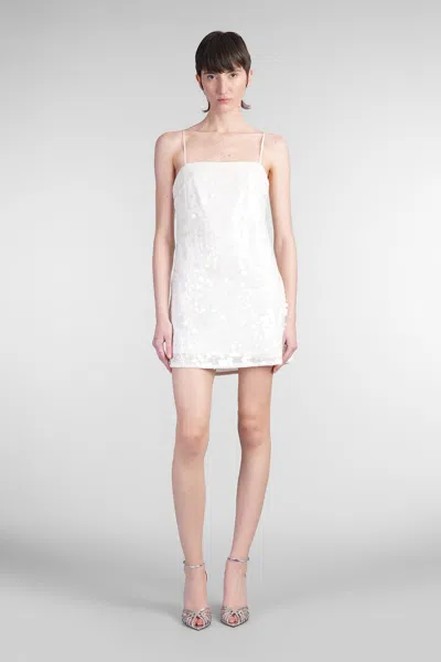 Simkhai Lollie Dress Woman In Beige Viscose