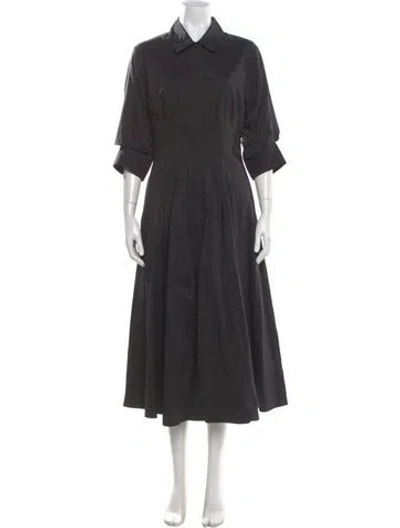 Pre-owned Simkhai Long Dress In Black