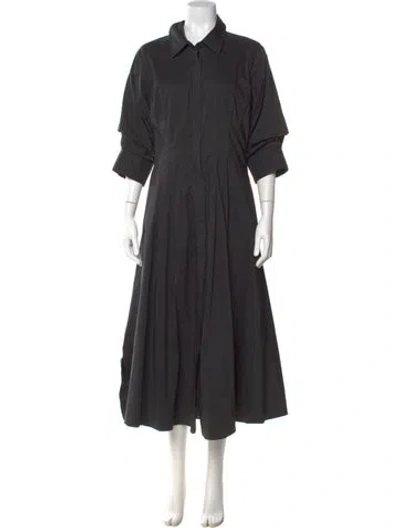 Pre-owned Simkhai Long Dress In Black
