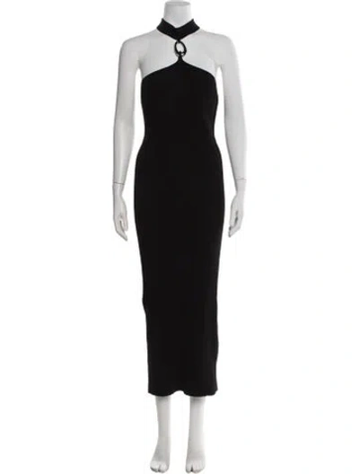 Pre-owned Simkhai Long Dress In Black