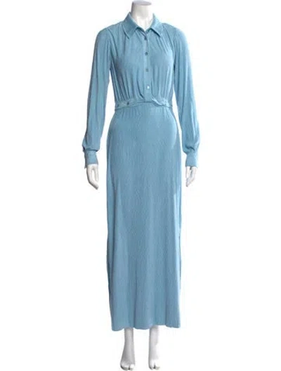 Pre-owned Simkhai Long Dress In Blue
