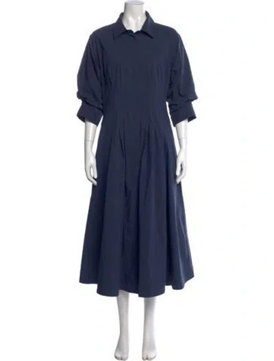 Pre-owned Simkhai Long Dress In Blue