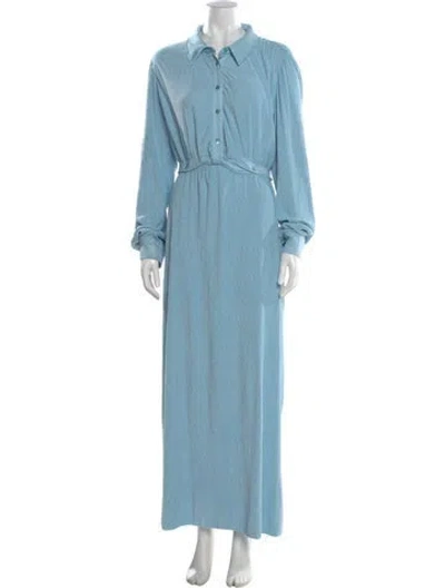Pre-owned Simkhai Long Dress In Blue