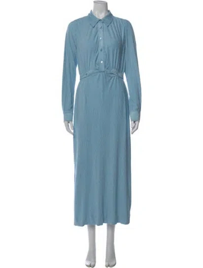Pre-owned Simkhai Long Dress In Blue