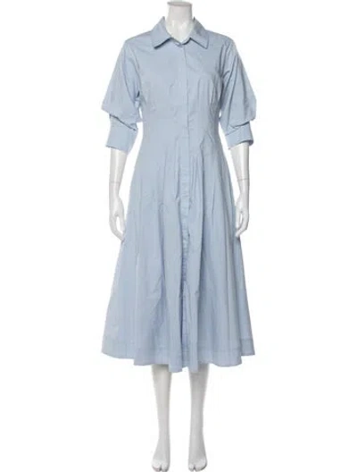 Pre-owned Simkhai Long Dress In Blue