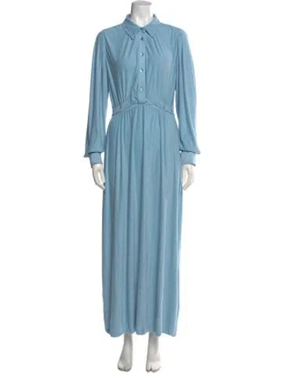 Pre-owned Simkhai Long Dress In Blue
