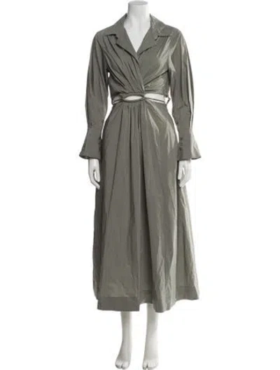 Pre-owned Simkhai Long Dress In Gray