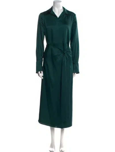 Pre-owned Simkhai Long Dress In Green