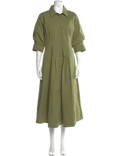 Pre-owned Simkhai Long Dress In Green