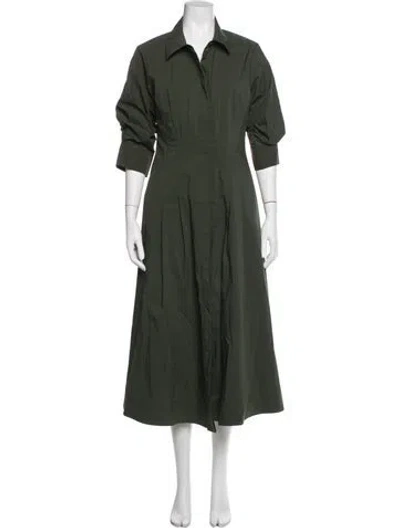 Pre-owned Simkhai Long Dress In Green