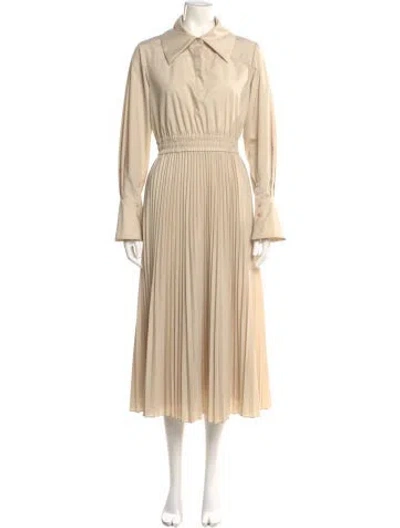 Pre-owned Simkhai Long Dress In Neutral