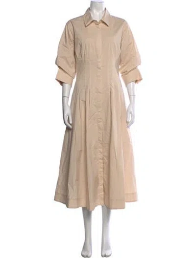 Pre-owned Simkhai Long Dress In Neutral
