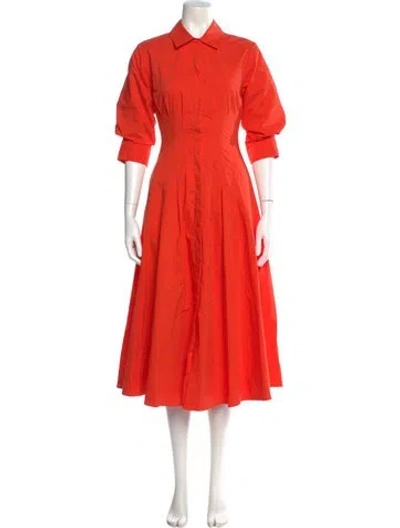 Pre-owned Simkhai Long Dress In Orange