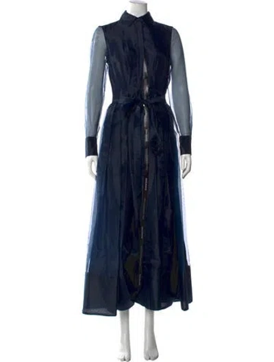 Pre-owned Simkhai Long Dress W/ Tags In Blue