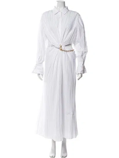 Pre-owned Simkhai Long Dress W/ Tags In White