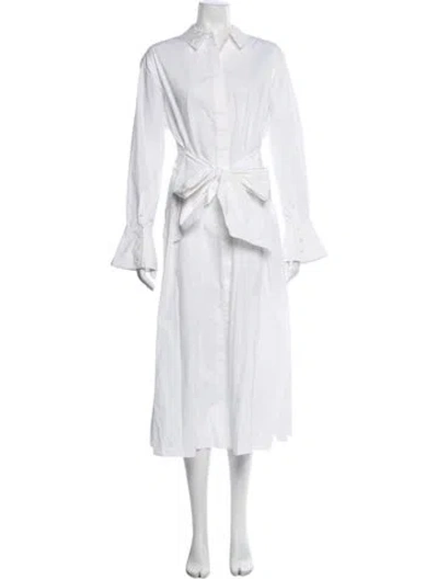 Pre-owned Simkhai Long Dress W/ Tags In White