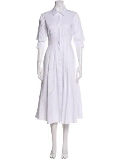 Pre-owned Simkhai Long Dress In White