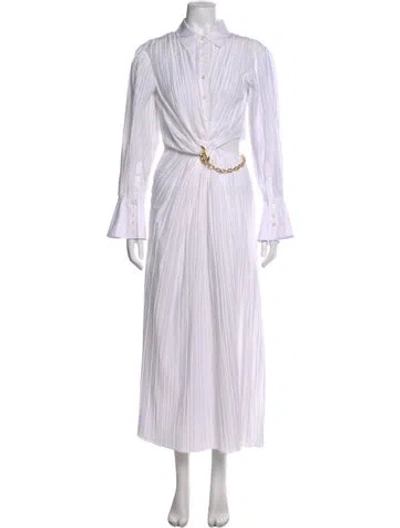 Pre-owned Simkhai Long Dress In White