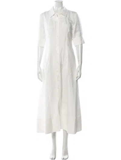 Pre-owned Simkhai Long Dress In White