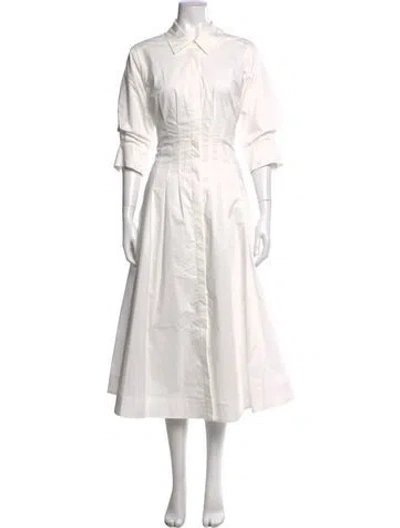 Pre-owned Simkhai Long Dress In White