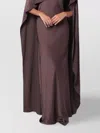 Simkhai Izel Long Dress In Chocolate Colour In Brown