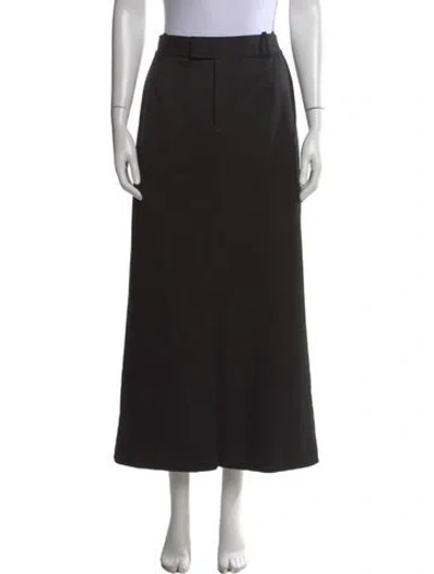 Pre-owned Simkhai Long Skirt In Black