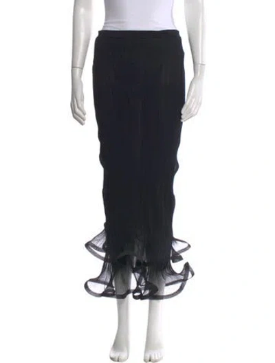 Pre-owned Simkhai Long Skirt In Black
