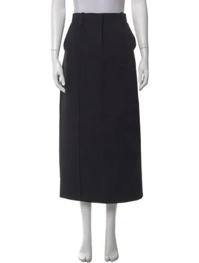Pre-owned Simkhai Long Skirt In Black