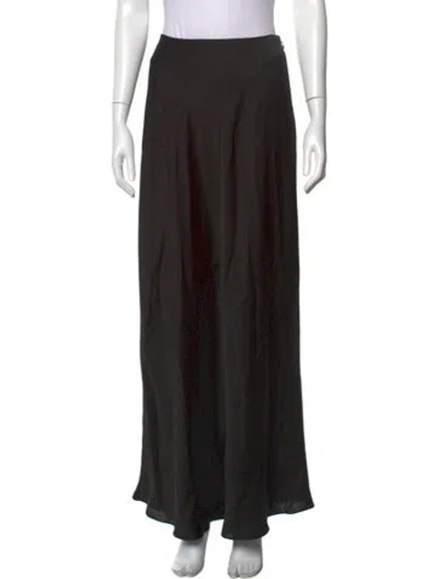 Pre-owned Simkhai Long Skirt In Black