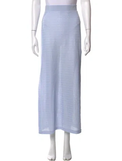 Pre-owned Simkhai Long Skirt In Blue