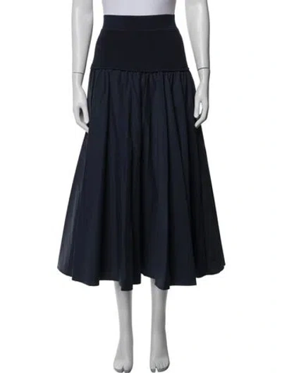 Pre-owned Simkhai Long Skirt In Blue