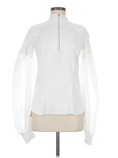 Pre-owned Simkhai Long Sleeve Blouse In White
