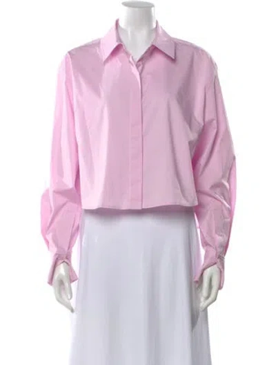 Pre-owned Simkhai Long Sleeve Top W/ Tags In Pink