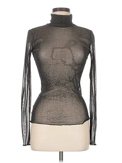 Pre-owned Simkhai Long Sleeve Turtleneck In Black