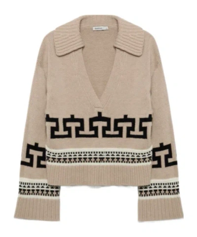 Simkhai Long-sleeved Sweater In Neutral
