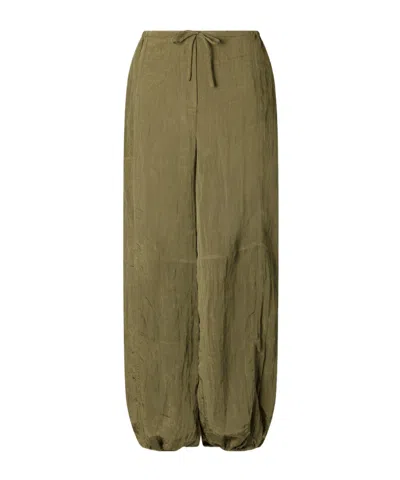Simkhai Loose Drawstring Pants In Green