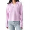 Simkhai Lopez Polo Sweater In Sakura In Pink