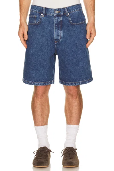 Simkhai Lorcan Denim Shorts In Blue