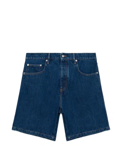 Simkhai Lorcan Denim Shorts In Blue