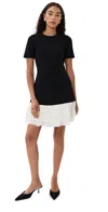 Simkhai Lorin Mini Dress Black Multi In Black