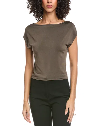 Simkhai Lorra Off Shoulder Top In Green