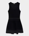 Simkhai Lottie Stripe Illusion Mini Dress