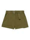 Simkhai Lourie Belted Shorts In Green
