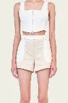 Simkhai Lourie Belted Shorts In Ivory Multi In Neutral
