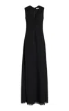 Simkhai Lowri Tweed Maxi Dress In Black